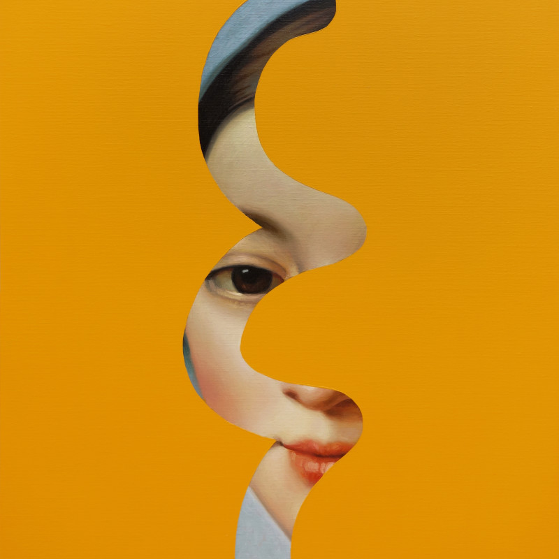 Lino Lago, Fake Abstract (Ingres), 2020