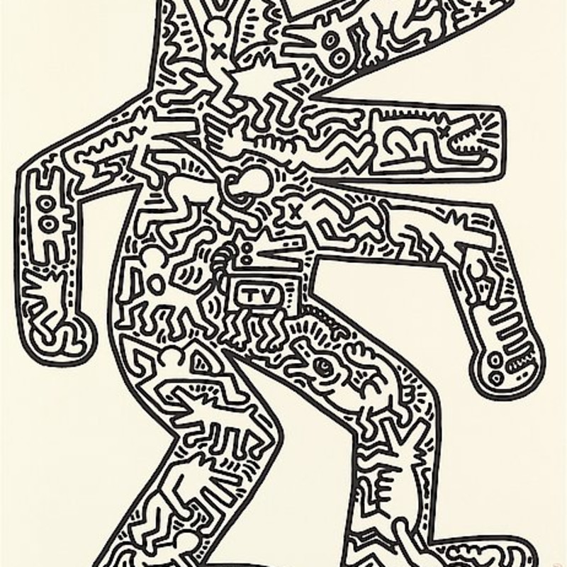 Keith Haring, Dog, 1986