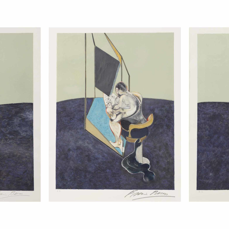 Francis Bacon, Three Studies of the Male Back, 1987