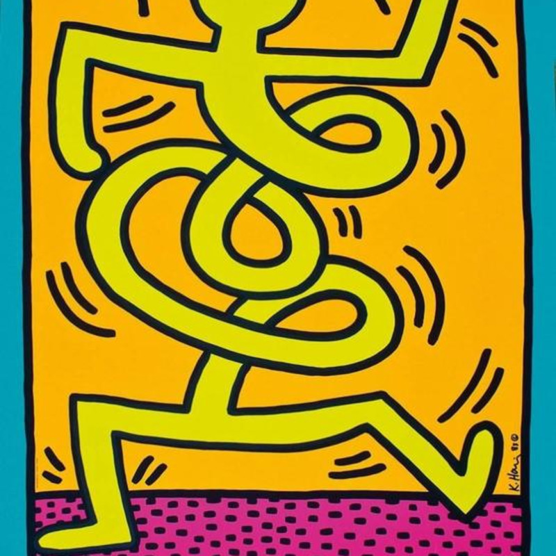 Keith Haring, Montreux Jazz Festival (Yellow Man), 1983