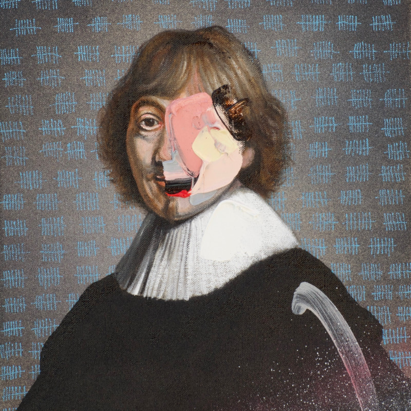 Frans Smit, After Rembrandt, Portrait of Jacob de Gheyn III, 2019