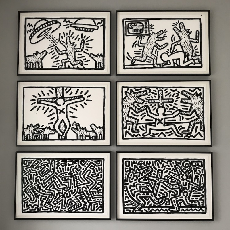 Keith Haring, Untitled (1-6 Complete Suite), 1982