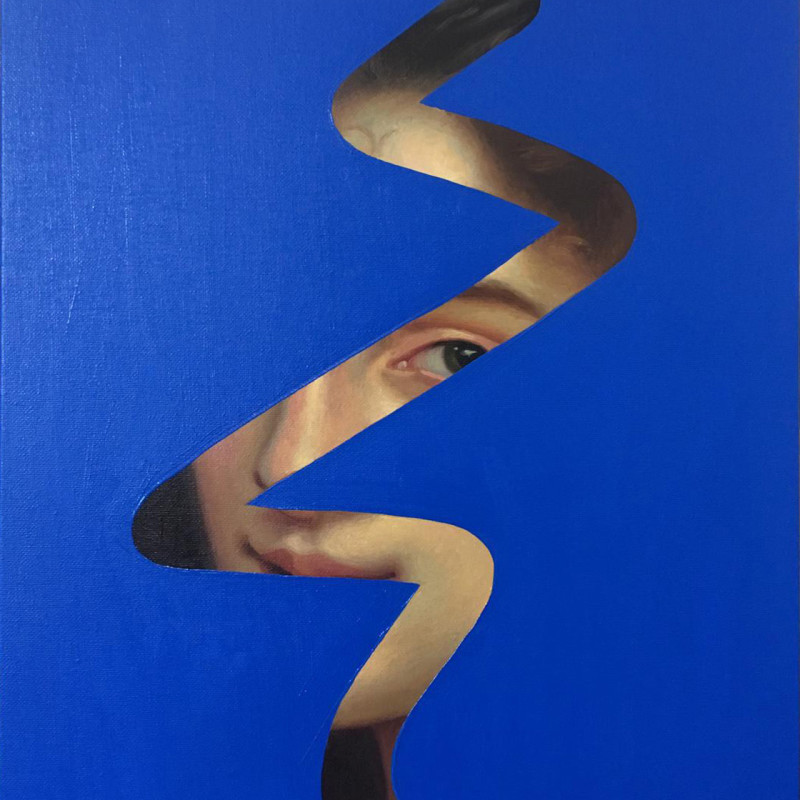 Lino Lago, Fake Abstract (Bouguereau), 2019