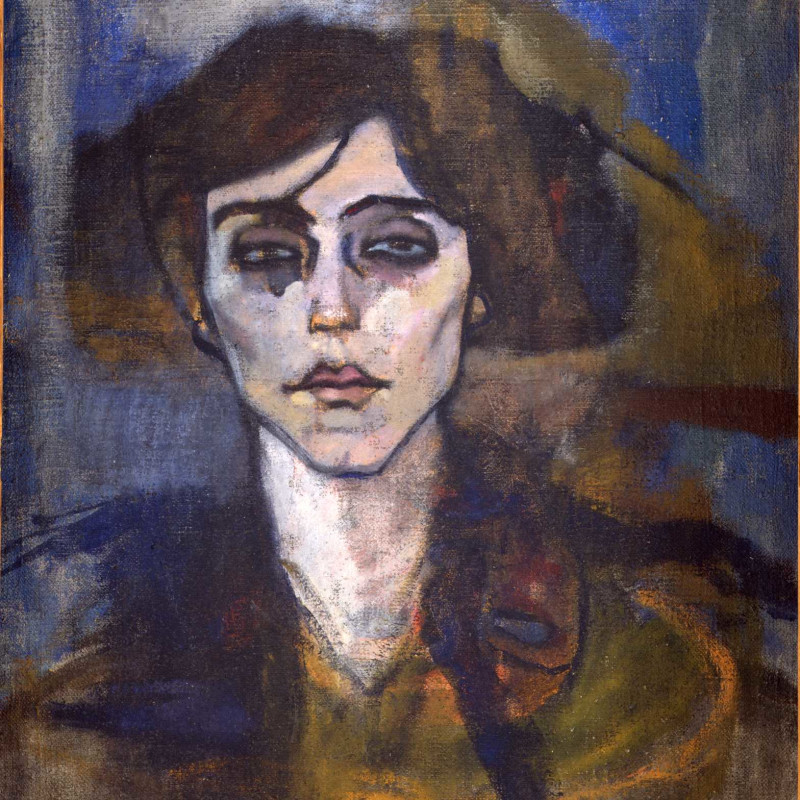 Amedeo Modigliani, Maude Abrantes (verso), 1908
