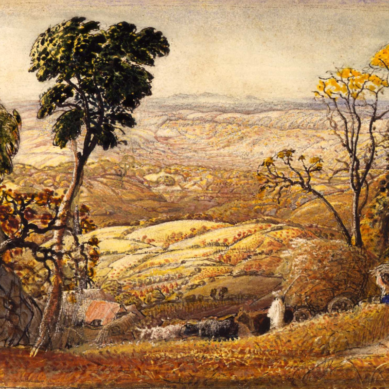 Samuel Palmer - The Golden Valley, 1833-34