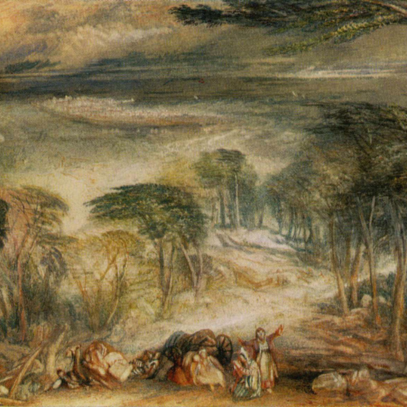 Joseph Mallord William Turner - Cedars of Lebanon , 1832-4