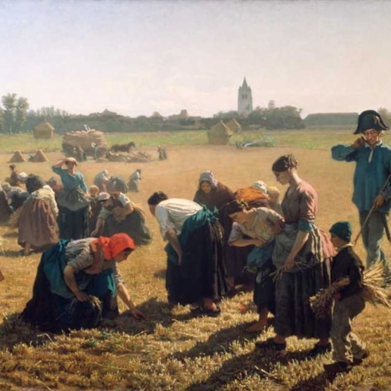Jules Breton, The Gleaners, 1855. National Gallery of Ireland.