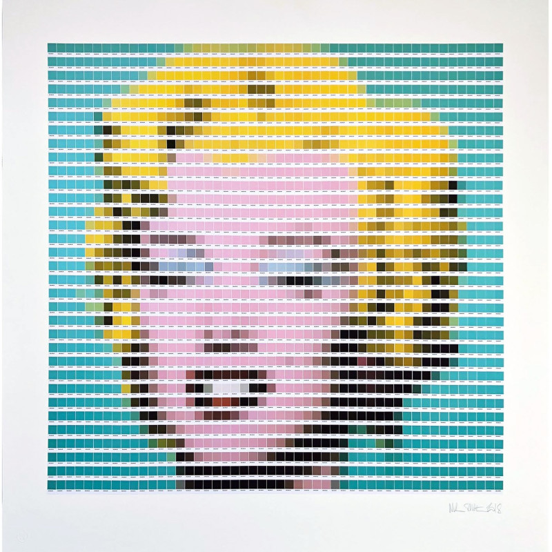 Nick Smith, Warhol - Turquoise Marilyn, 2018