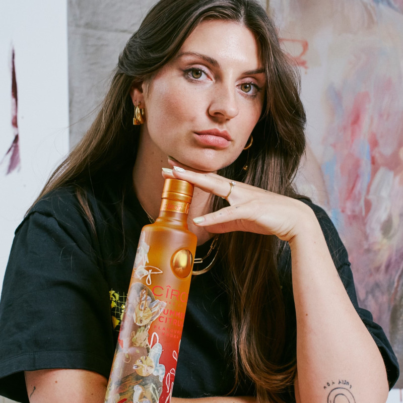 Jess Cochrane Collaboration with Ciroc Vodka