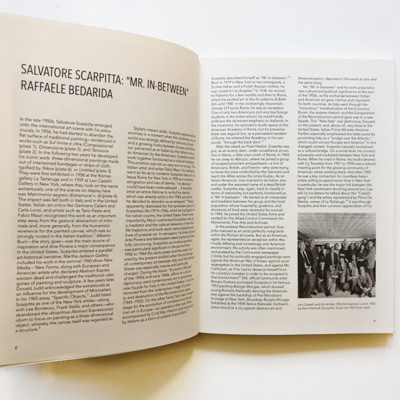 Salvatore Scarpitta 1956 - 1964 inside page