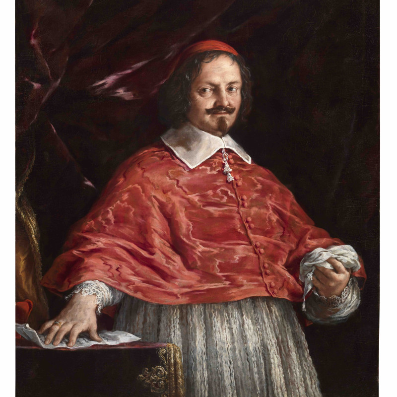 Pietro da Cortona Portrait of the cardinal Guilio Mazzarino Oil on canvas, 126x102 cm Provenance: Turin, Lazzaroni Collection (not exportable outside Italy)