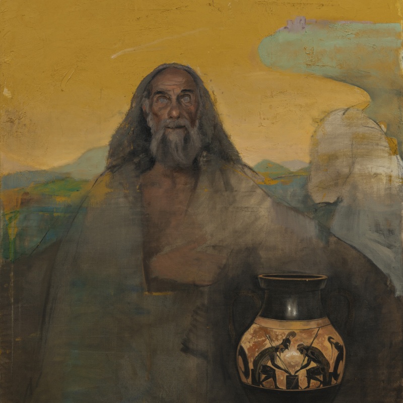 Homere  Oil on canvas  146 x 114 cm  2023