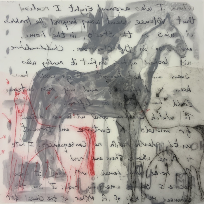 hings could have been different, Mapping 2020, monoprint drypoint