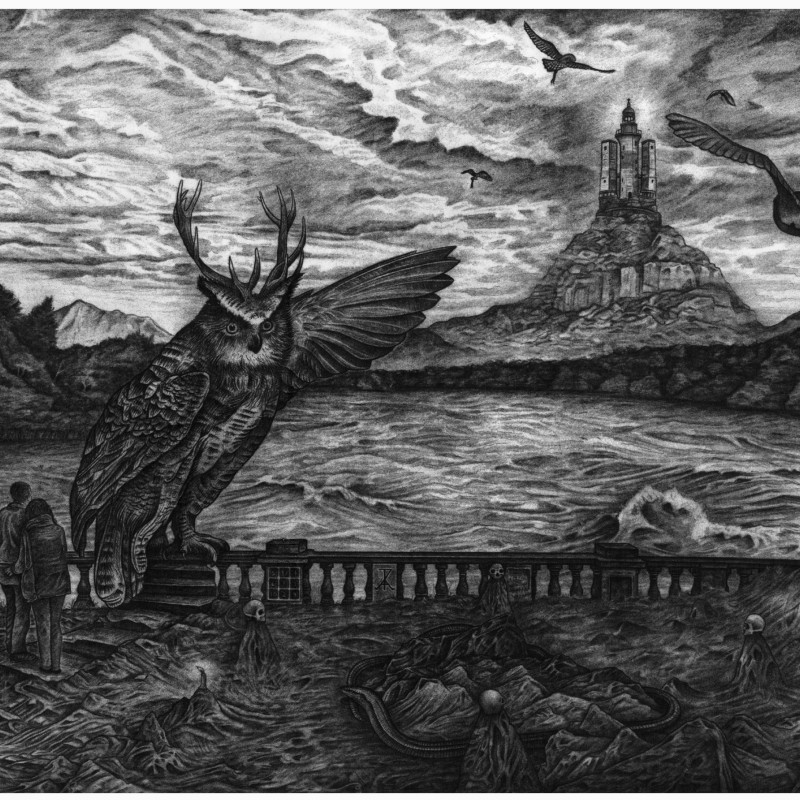 Raphael Appignanesi ARE, Beginning of the End, hydro-plate etching