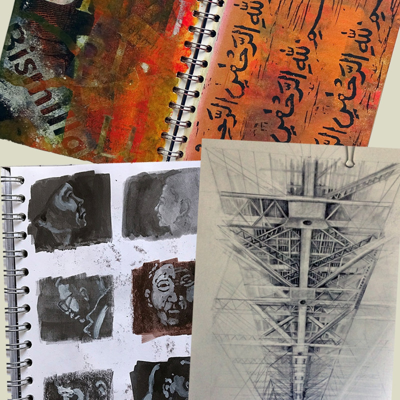 RE ORIGINAL PRINTS 2019: Talking about sketchbooks , With Jackie Newell RE and Jane Stobart RE
