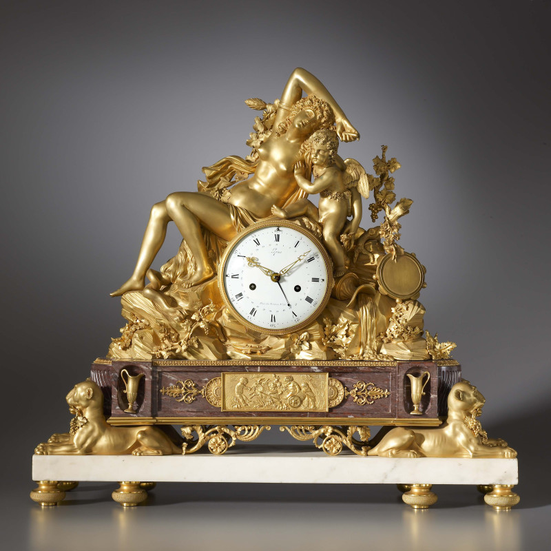 Jean-Antoine Lépine - A Louis XVI mantel clock by Jean-Antoine Lépine, the case attributed to Pierre Philippe Thomire, Paris, date circa 1790