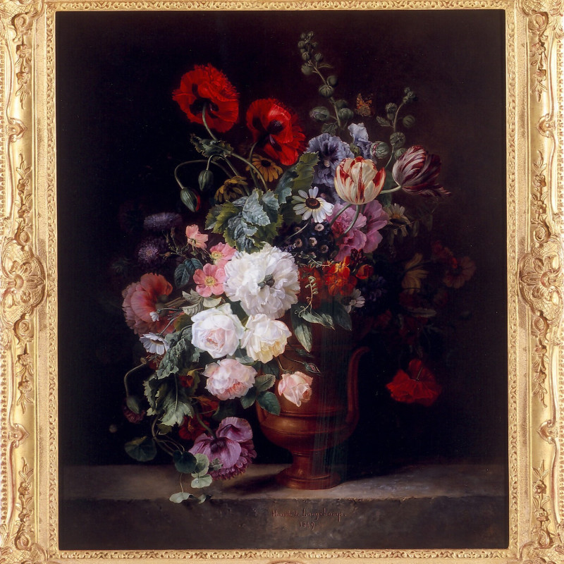Henriette de Longchamp (b. 1818 d. after 1878) - "Vase de Fleurs" by Henriette de Longchamp, 1849