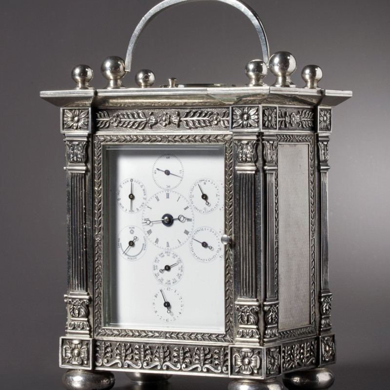 Henri Moser - An astronomical carriage clock of eight day duration by Henri Moser, St. Petersburg, date circa 1840