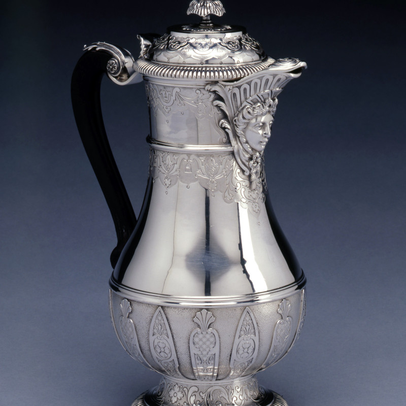 Ernest Cardeilhac - A French Regency style coffee -pot by Cardeilhac, Paris, date circa 1890