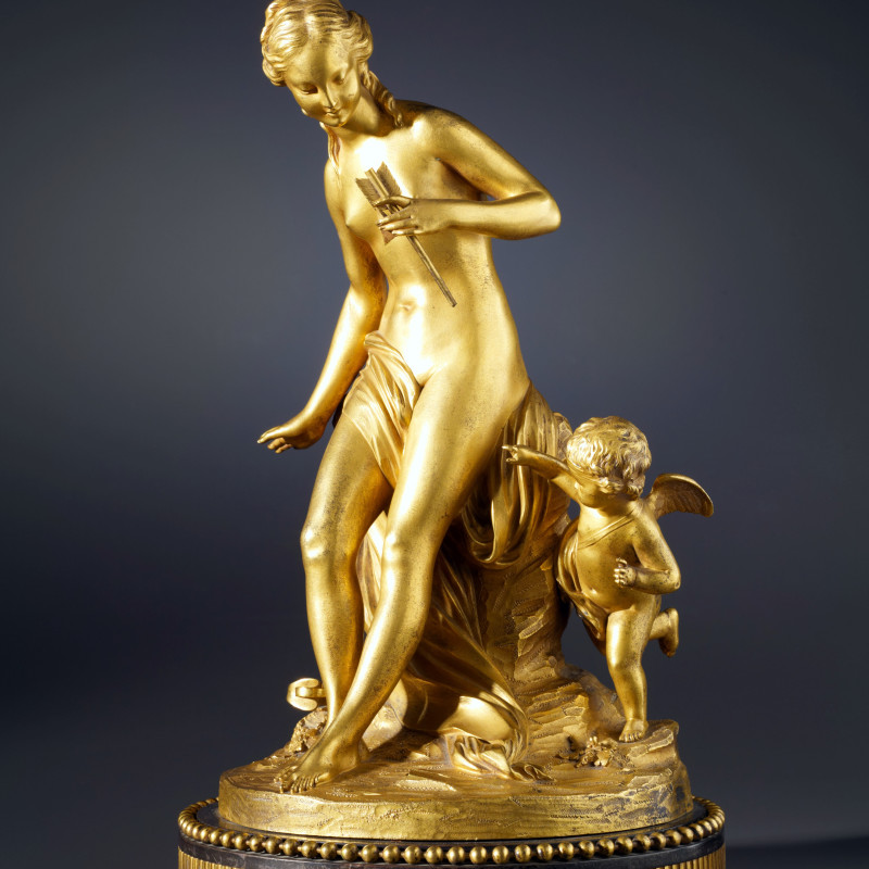 Louis-Simon Boizot (after) - A Louis XVI statuette after a model by Louis-Simon Boizot, Paris, date circa 1780-90
