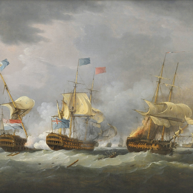 The Battle of Camperdown, 11th October 1797