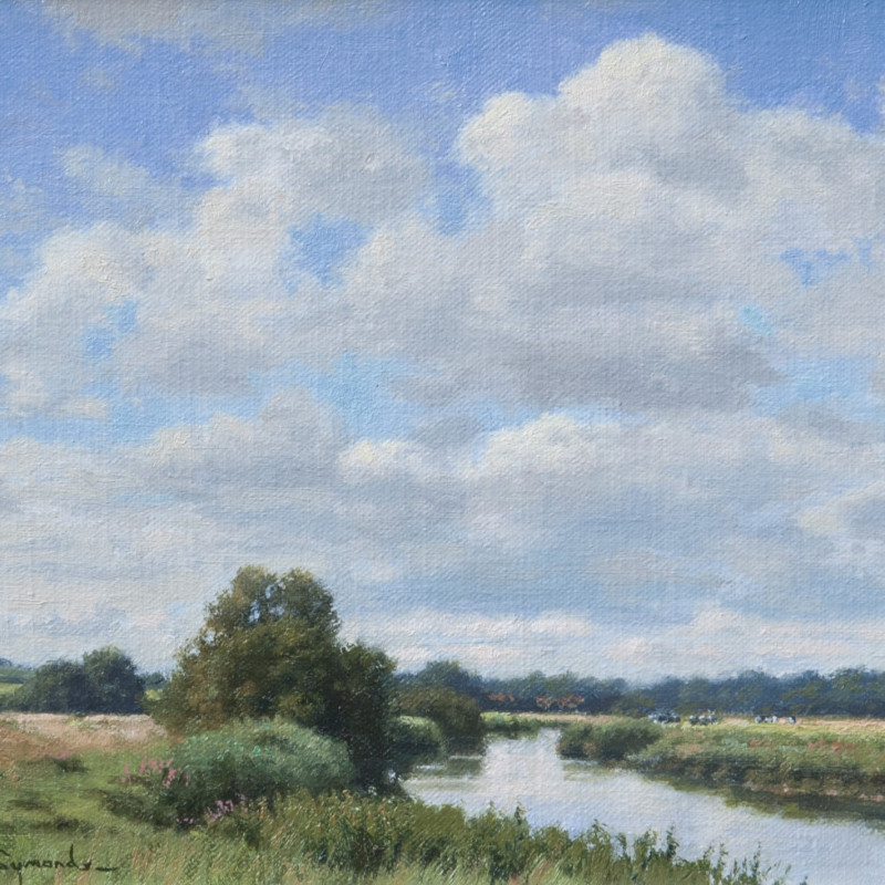 Peter Symonds, High summer, River Arun near Bury, West Sussex