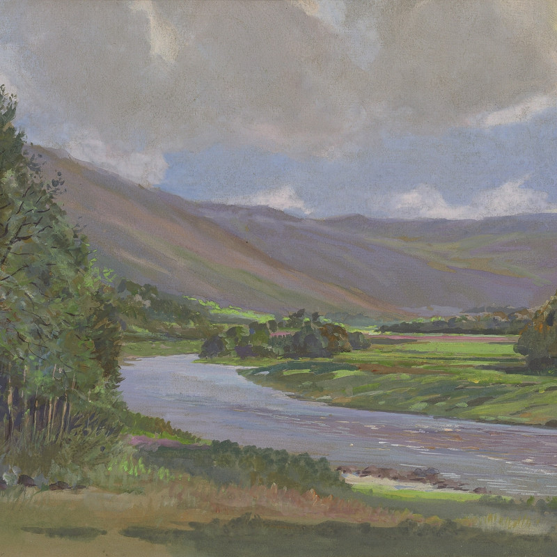 Harold Frank Wallace, Above Salscraggie, River Helmsdale