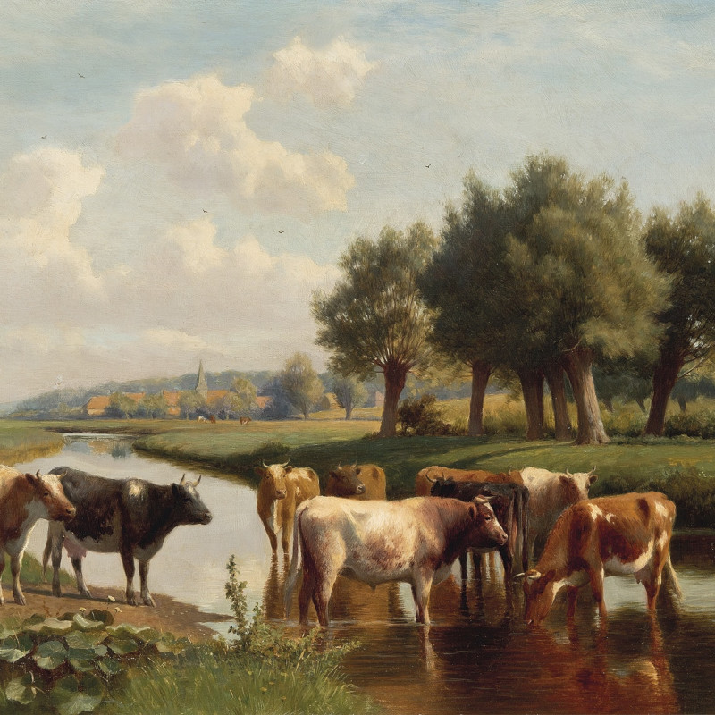 William Sidney Cooper, A pastoral scene