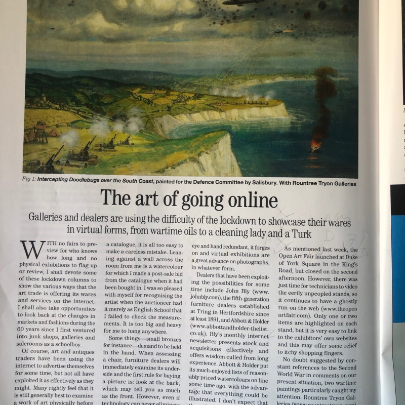The art of going online