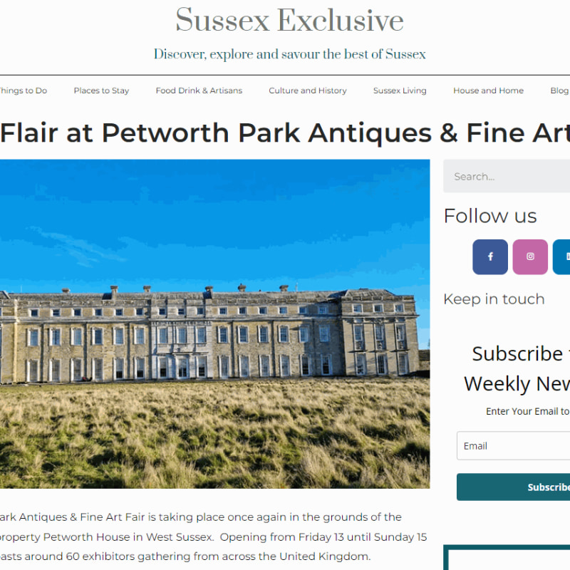 Royal Flair at Petworth Park Antiques & Fine Art Fair