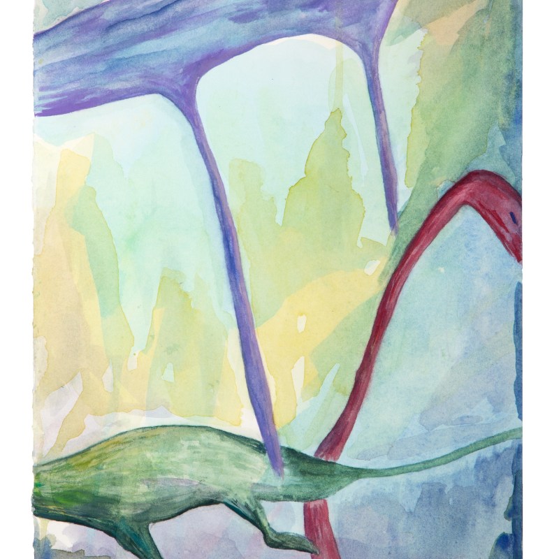 Liquid Earth 19X28Cm Gouacheonpaper