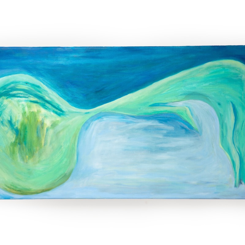 Zero Year 40X80Cm Oiloncanvas