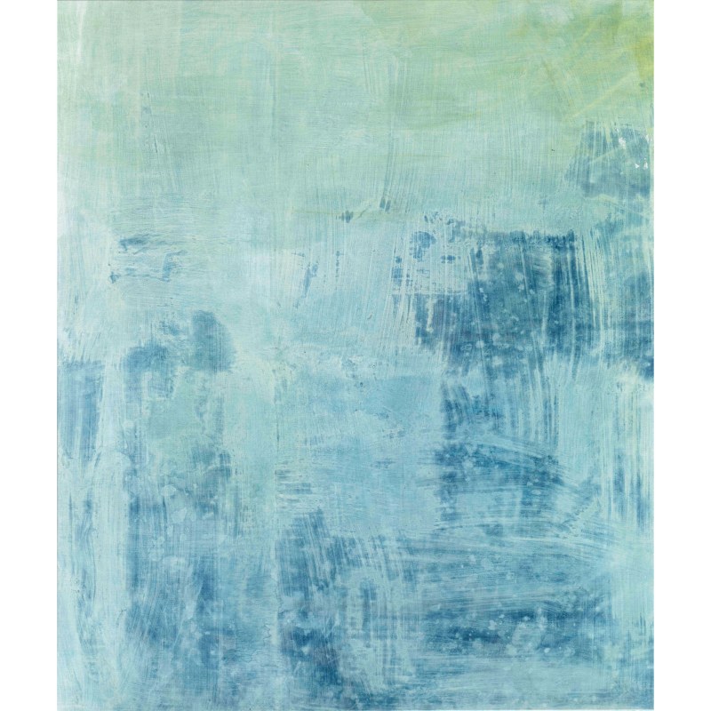 自然绘画，织物蓝晒，130×150 cm, 2024 ©吴禹墨 Nature Painting, Cyanotype on Fabric 130×150 cm, 2024 ©Wu Yumo