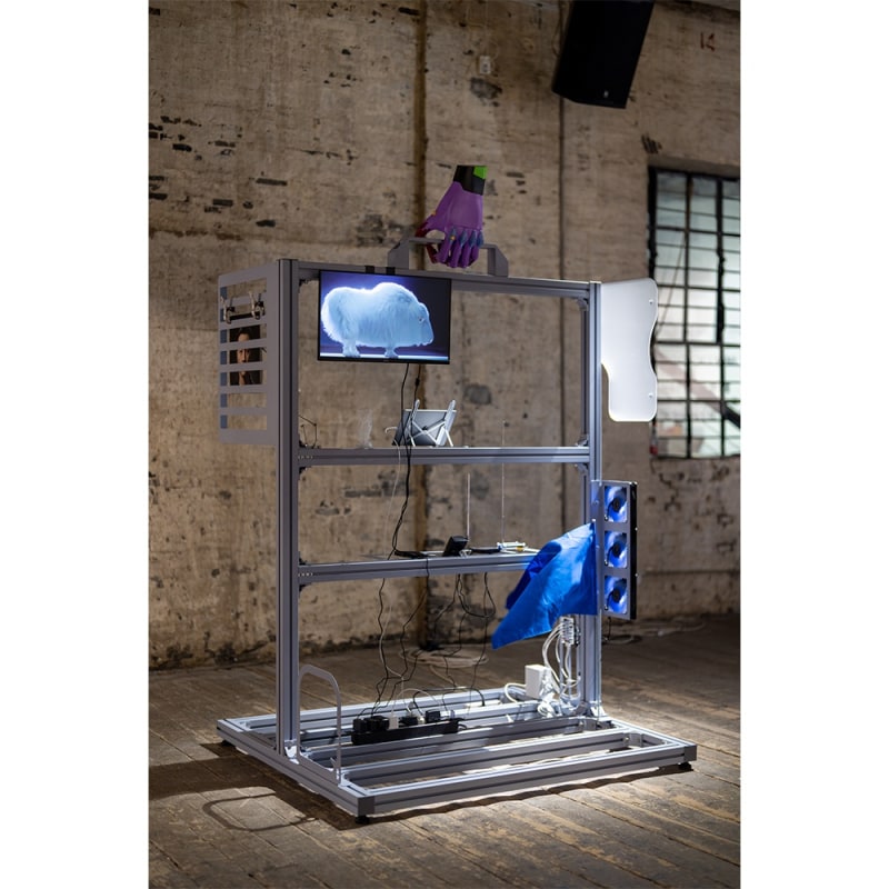 胡芮，非决定型人格综合体 1号，混合媒介，2023 Hu Rui, Nondeterministic Personality Complex #1, Mixed Media, 2023