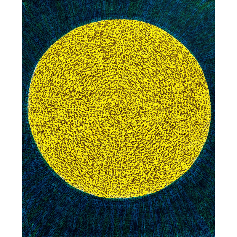 山洋平，《star》，2013，布面丙烯和墨水，91cm x 72cm Yohei Yama , Star, 2013, Acrylic and ink on canvas, 91 cm x 72 cm