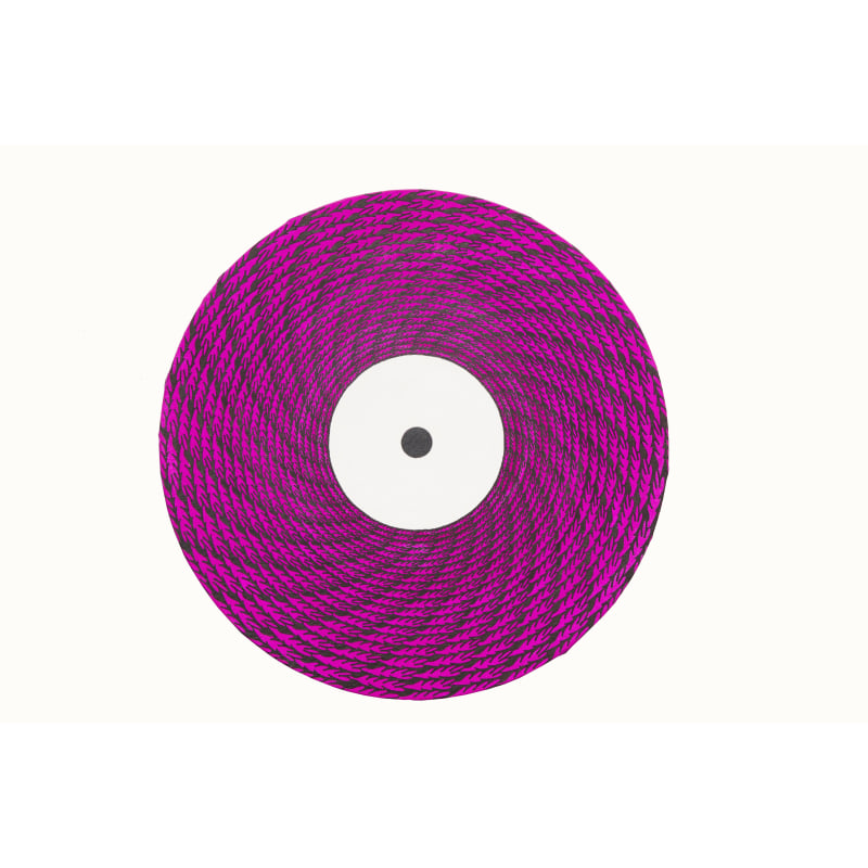 山洋平，《Vital Sign (purple)》，2015，布面丙烯和墨水，40 cm x 40 cm Yohei Yama, Vital Sign (Purple), 2015, Acrylic and ink on canvas, 40 cm x 40 cm