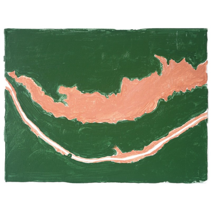 朱鑫意，《2020.04.20》，2020，40x30cm，布面丙烯 Zhu Xinyi, 2020.04.20, 2020, 40x30cm, Acrylic on canvas