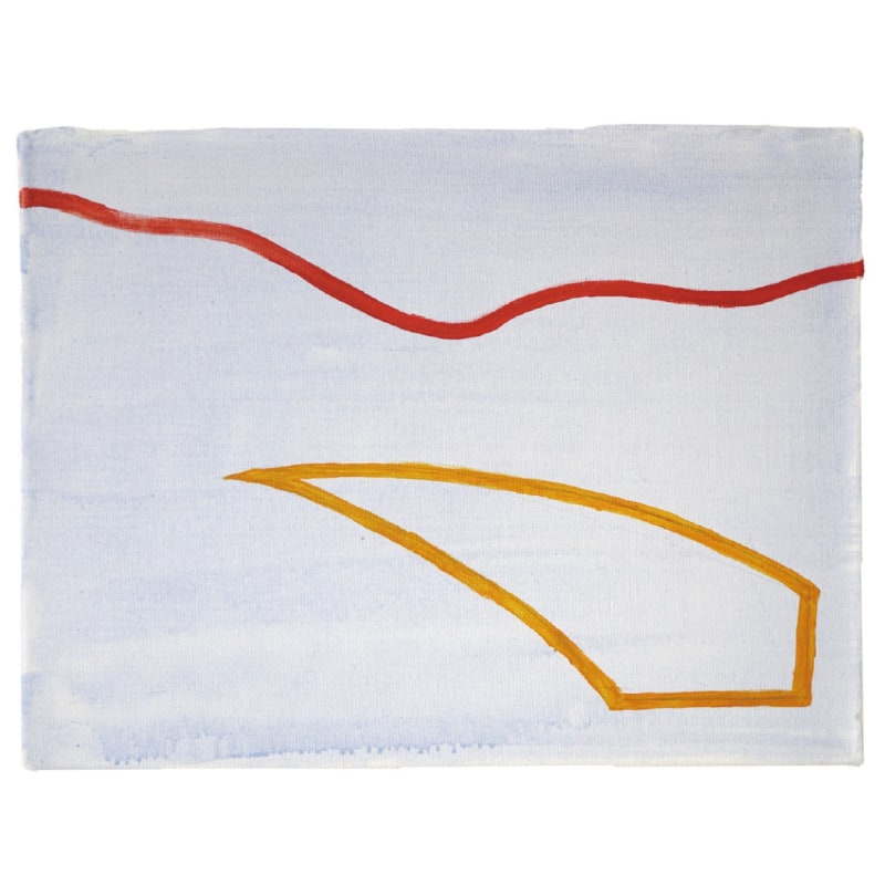 朱鑫意，《2020.10.18》，2020，40x30cm，布面丙烯 Zhu Xinyi, 2020.10.18, 2020, 40x30cm, Acrylic on canvas