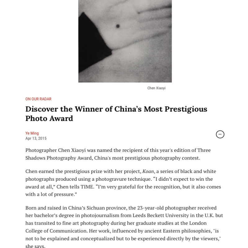 Discover the Winner of China’s Most Prestigious Photo Award