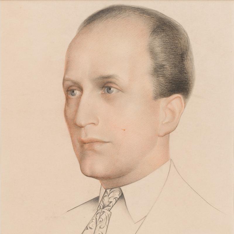Simka Simkhovitch, Head of a Gentleman, 1926