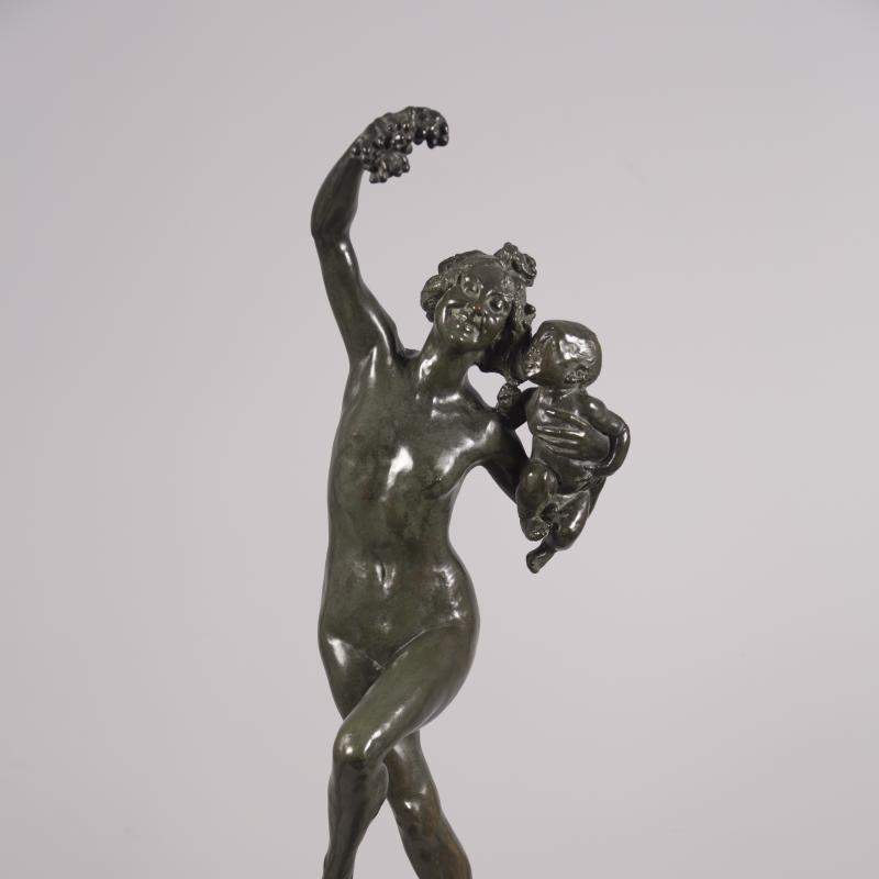 Frederick William MacMonnies, Bacchante with Infant Faun, 1894