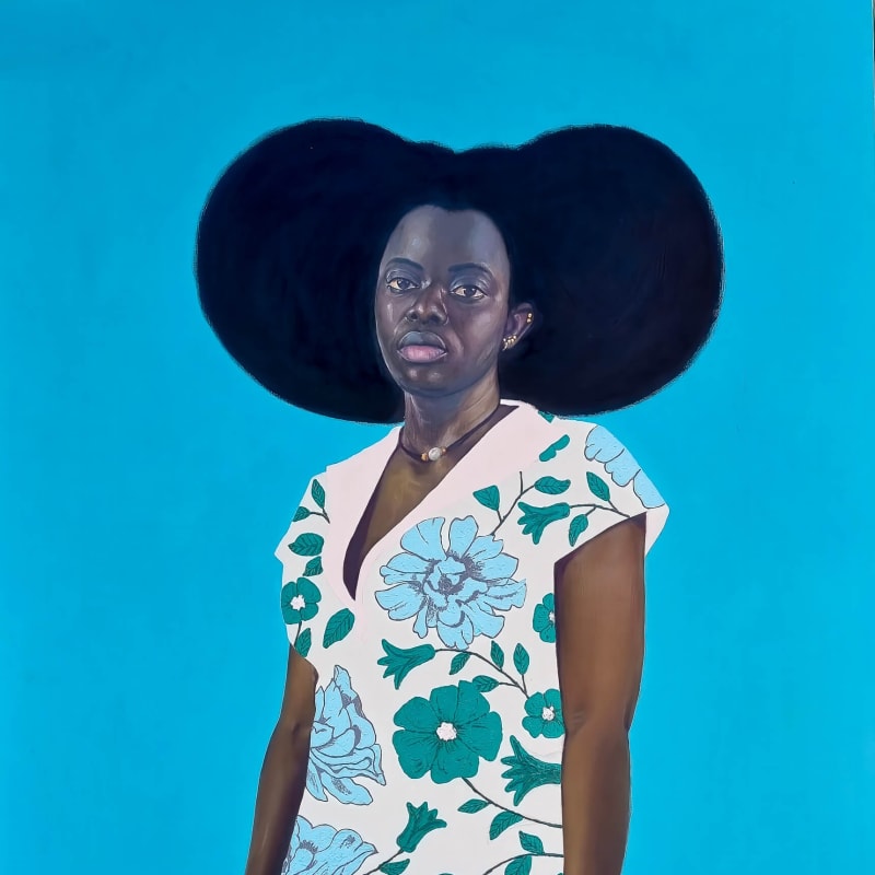 Oluwole Omofemi - In search of truth - 2023 - 198cm H x 137cm W - Oil and acrylic on canvas
