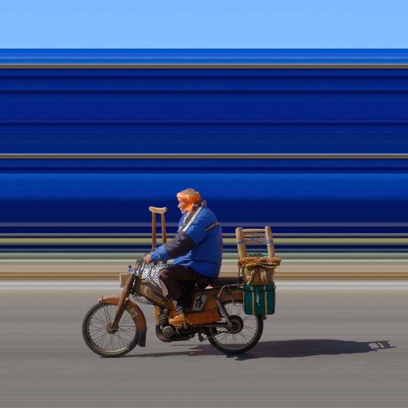 Girma Berta, Streets of Marrakech, Morocco_2 (Small format), 2023