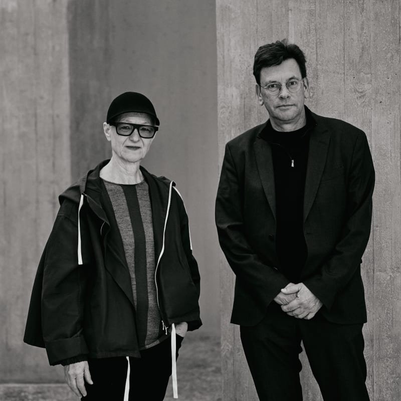 Karin Sander and Philip Ursprung. Photo by Saskja Rosset