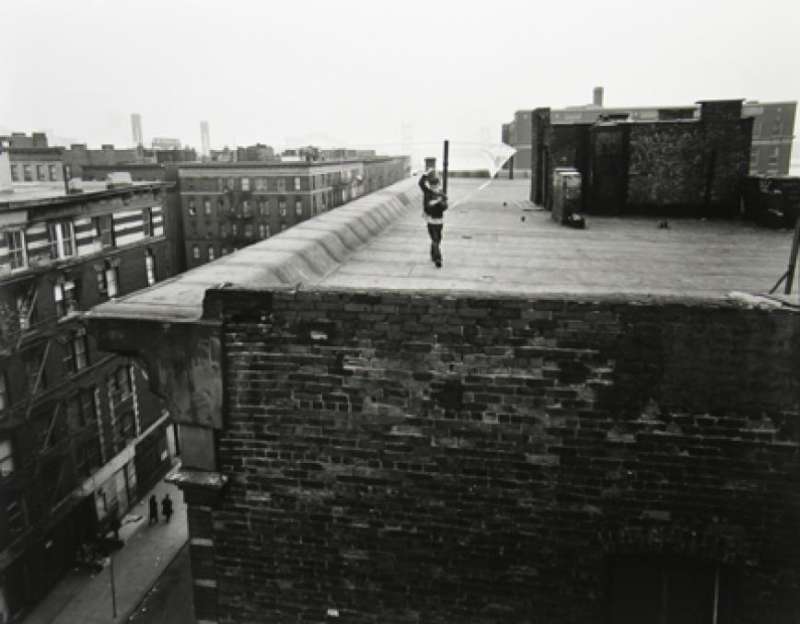 Untitled, East 100th Street (Boy on Roof with Kite), 1966 - 68
