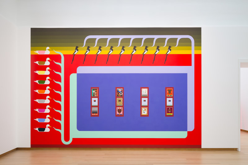 Kasper Bosmans’ work in Tilburg exhibition: 'In the Presence of Absence’,9 Sisters with 12 Legends