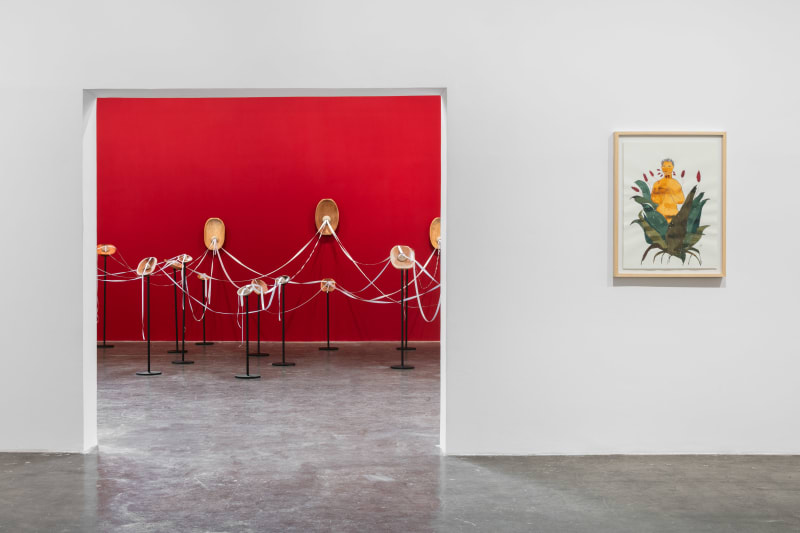 Rosana Paulino, Nascituras artworks at exhibition