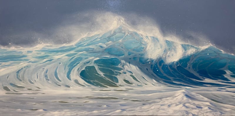 Katharine Burns Prism, 2021 Oil on Canvas 18 x 36 in 45.7 x 91.4 cm