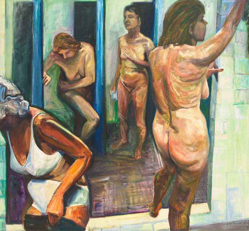 Joan Semmel, Shower Stalls, 1990