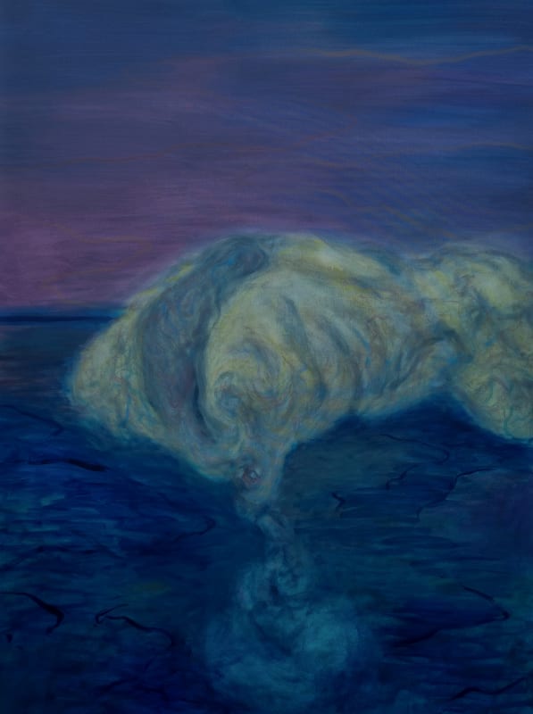 Zsolt Berszán Body in the Field #5, 2023 oil on canvas 200 x 140 cm 78 3/4 x 55 1/8 in